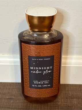 Bath and & Body Works Midnight Amber Glow Shower Gel 10 oz. Discontinued Rare